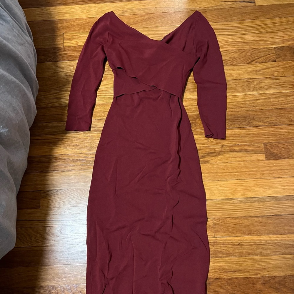 Theory Burgundy Dress (ankle length)